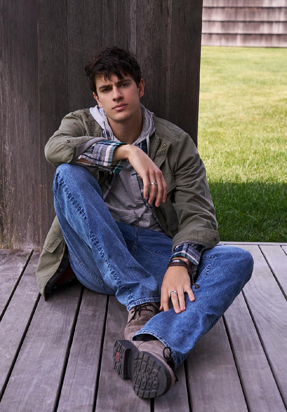 Buffalo David Bitton Jafom Men's Utility Jacket With Pockets Army Green