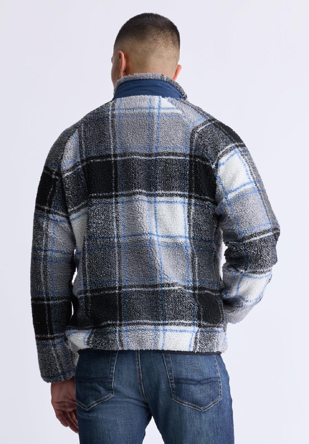 Buffalo David Bitton Jaik Men's Sherpa Bomber Jacket Midnight Blue