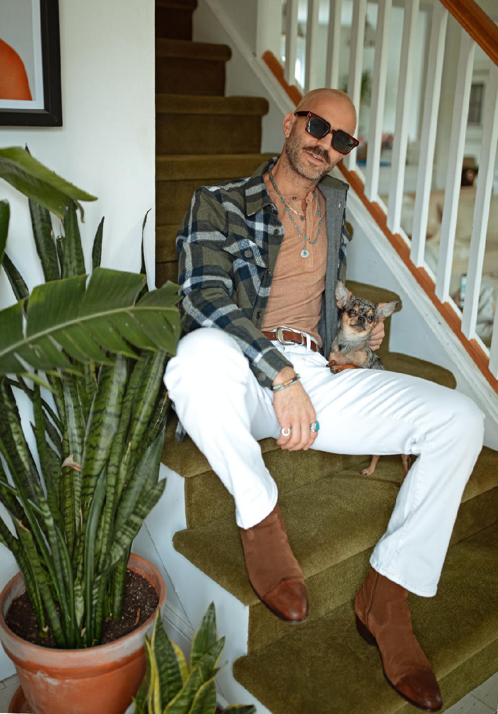 Buffalo David Bitton Japuy Men's Shacket In Green Black Plaid