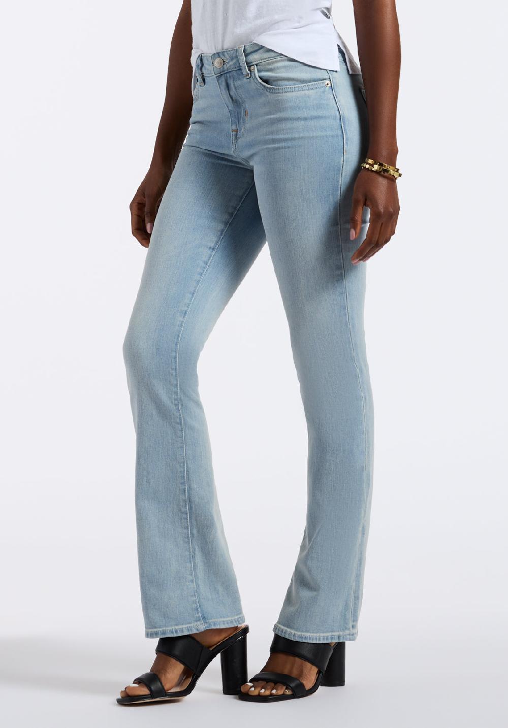 Buffalo David Bitton Jean Bootcut Taille Mi-haute Queen Pour Femme Bleu Vintage