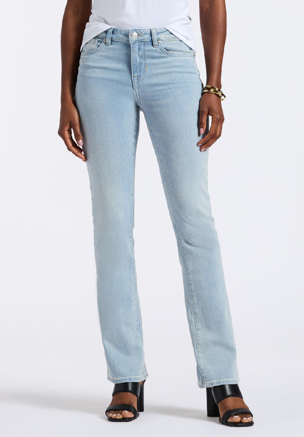 buffalo david bitton Jean bootcut taille mi-haute Queen pour femme Bleu vintage