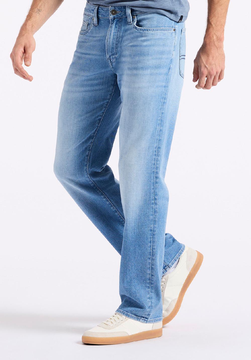 Buffalo David Bitton Jean Droit Décontracté Driven Pour Homme Bleu Vintage