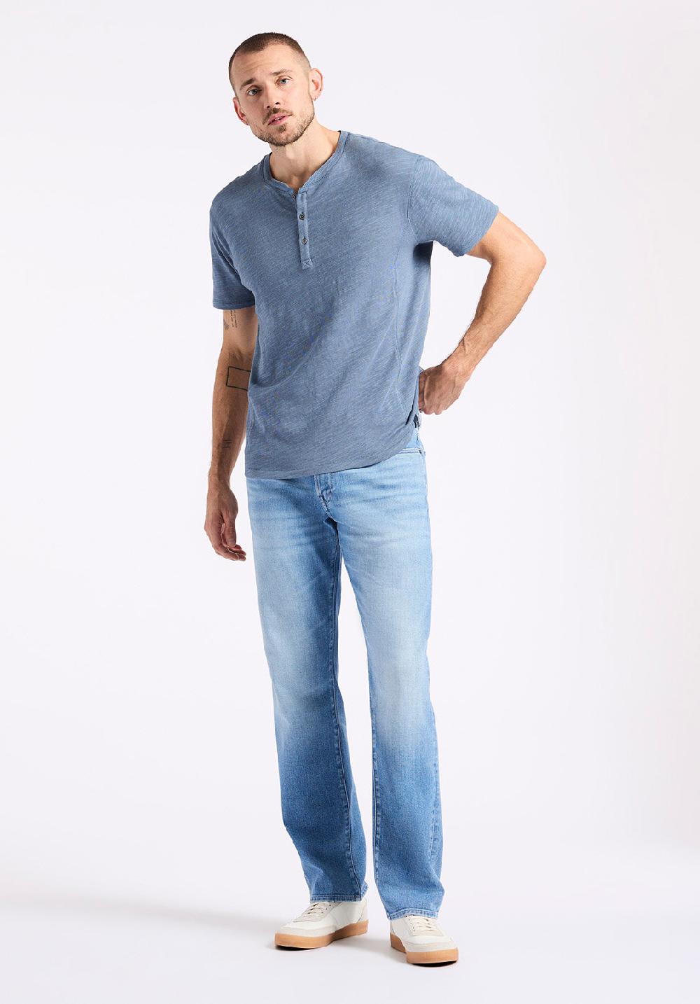 Buffalo David Bitton Jean Droit Décontracté Driven Pour Homme Bleu Vintage