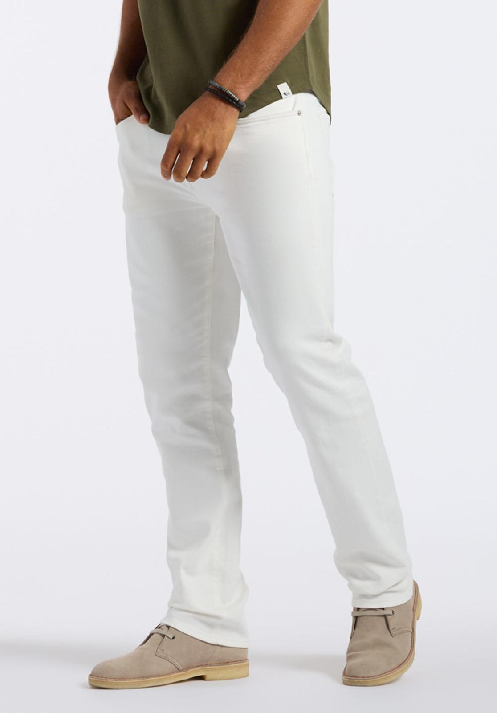 Buffalo David Bitton Jean Droit Six Pour Homme Blanc