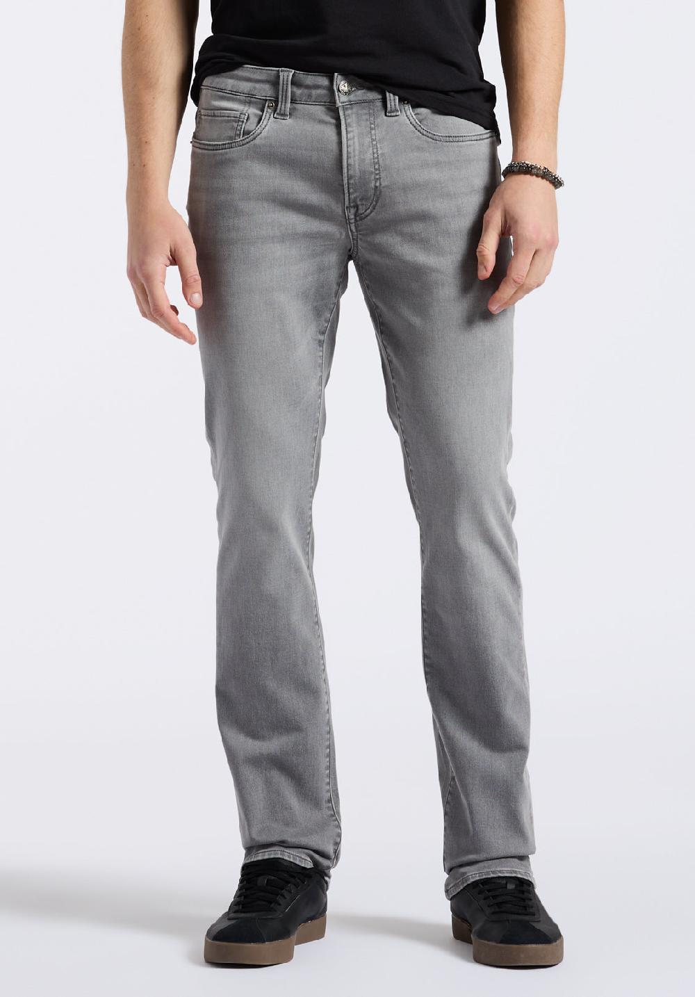 buffalo david bitton Jean droit Six pour homme Gris sablé