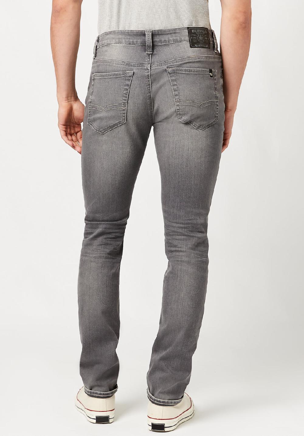 Buffalo David Bitton Jean Étroit SLIM ASH Gris - BM22721