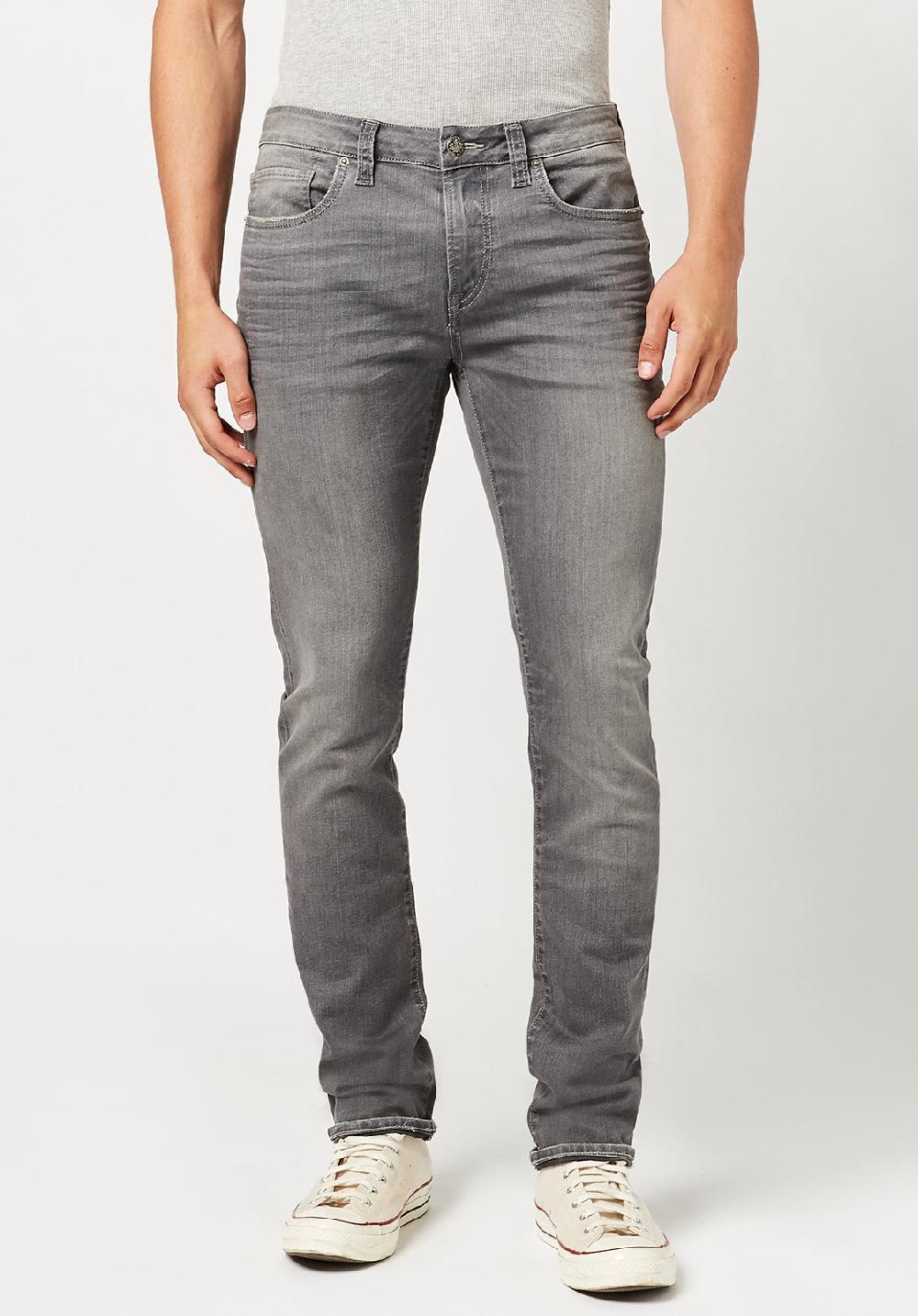 buffalo david bitton Jean Étroit SLIM ASH Gris - BM22721