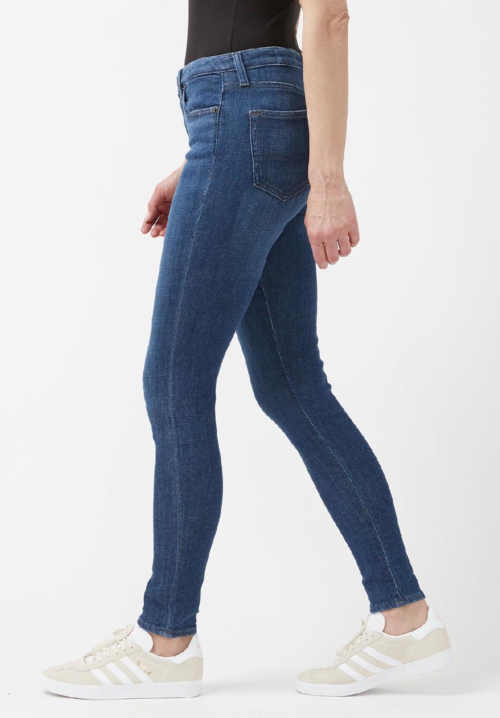 Buffalo David Bitton Jean Taille Mi-haute Et Coupe Skinny Pour Femme Alexa Bleu - BL15848