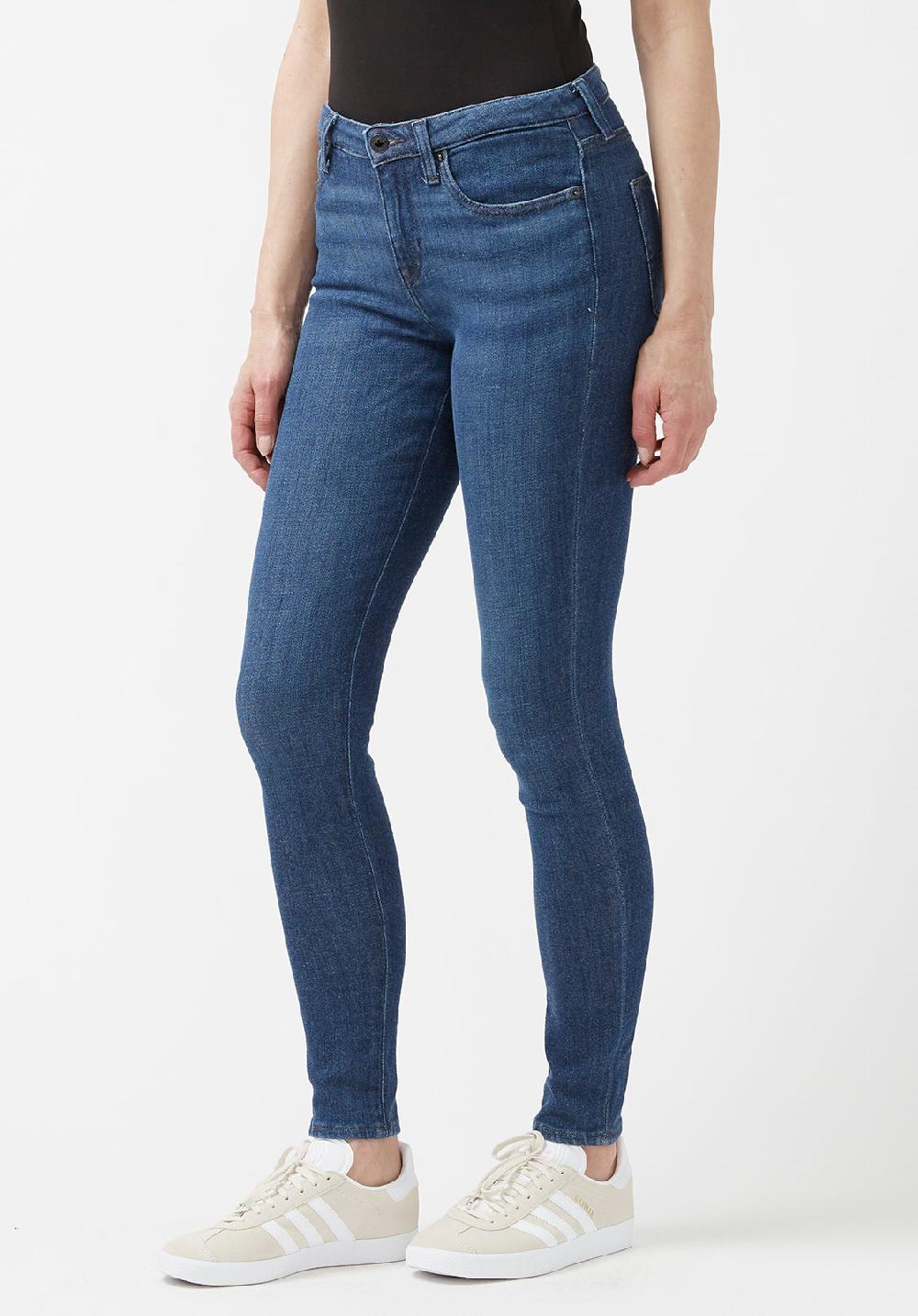 Buffalo David Bitton Jean Taille Mi-haute Et Coupe Skinny Pour Femme Alexa Bleu - BL15848
