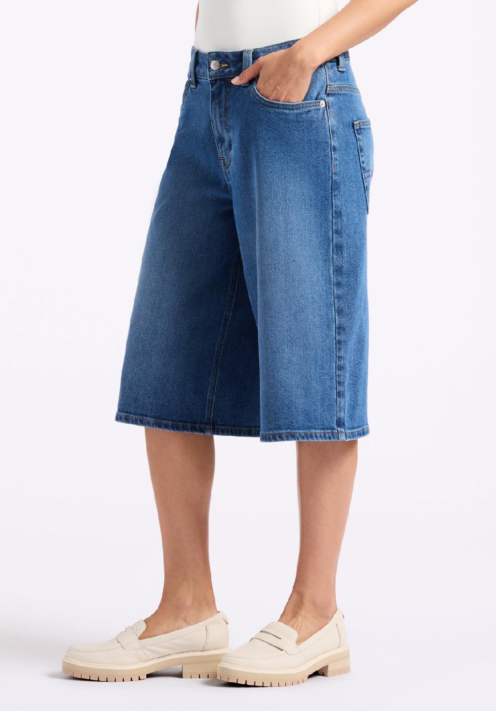 Buffalo David Bitton Jorts Pour Femme Jackie Indigo Authentique