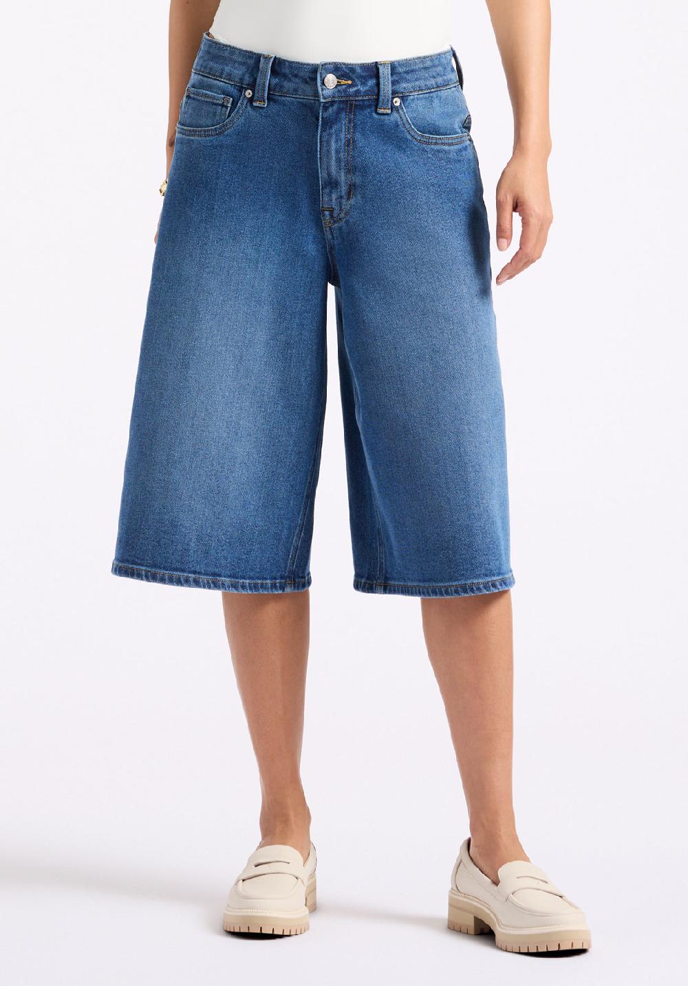 buffalo david bitton Jorts pour femme Jackie Indigo authentique