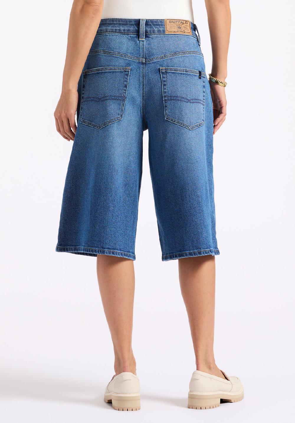 Buffalo David Bitton Jorts Pour Femme Jackie Indigo Authentique