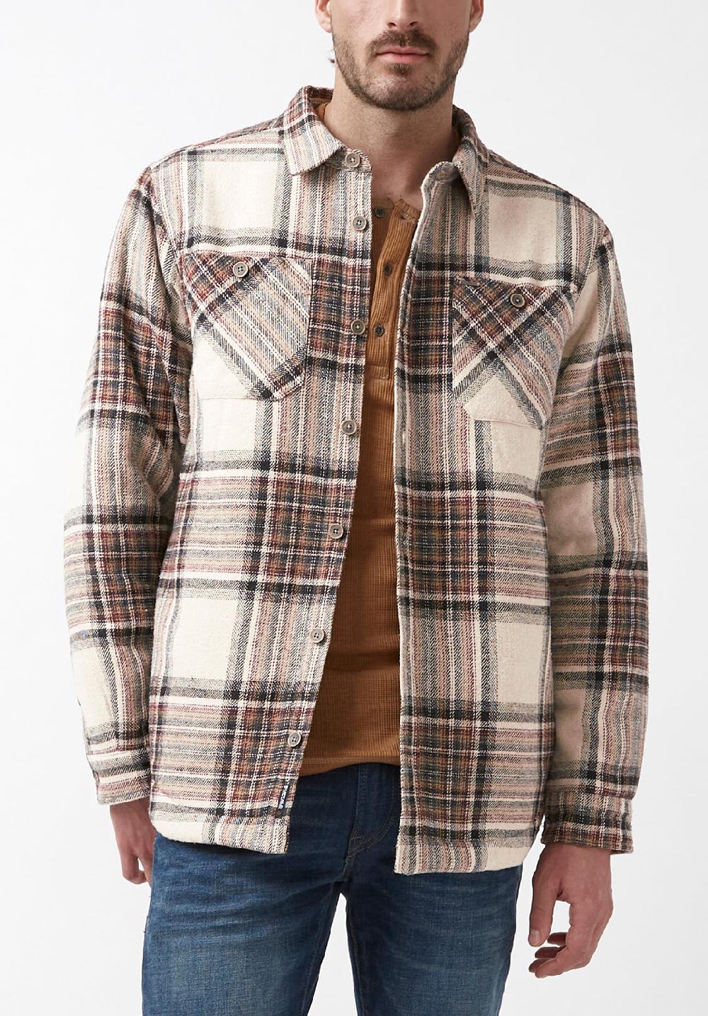 Buffalo David Bitton Jorum Light Brown Men’s Shirt Jacket