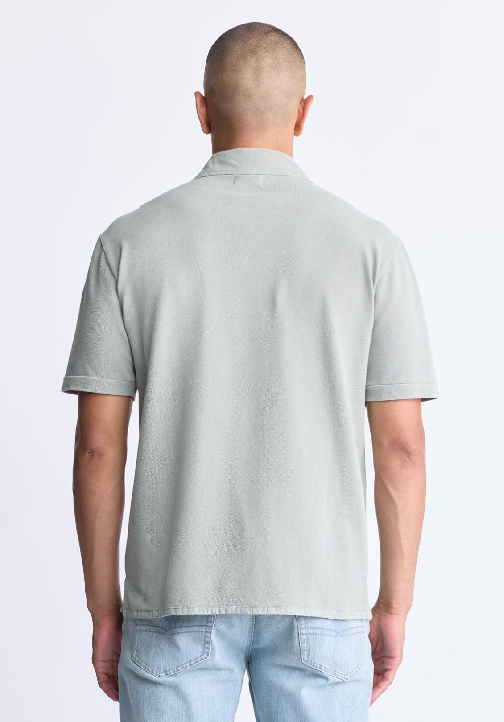 Buffalo David Bitton Kabold Men's Classic Polo Iceberg Green