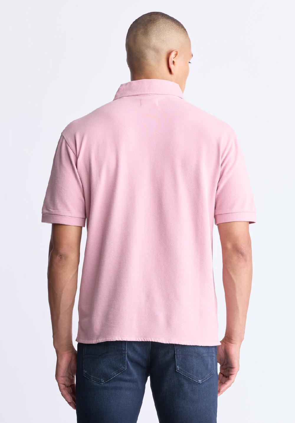 Buffalo David Bitton Kabold Men's Classic Polo Lilas Pink