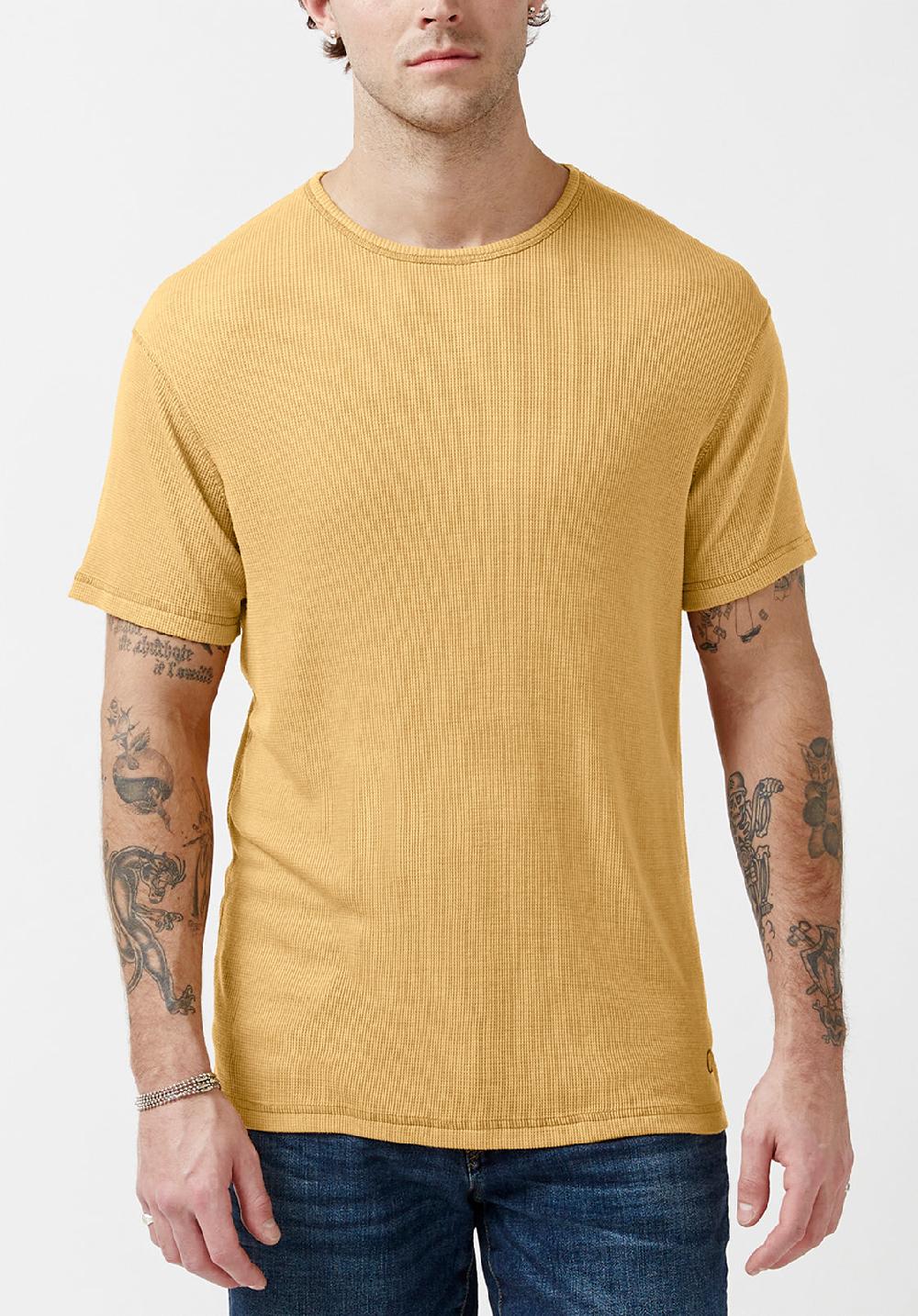 buffalo david bitton Kabut Tan Short Sleeve Men’s Top