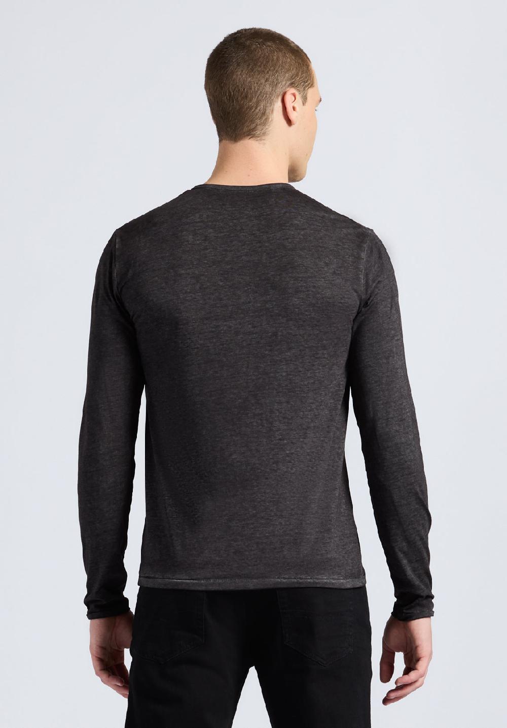Buffalo David Bitton Kaduk Black Long-Sleeve Men’s Top