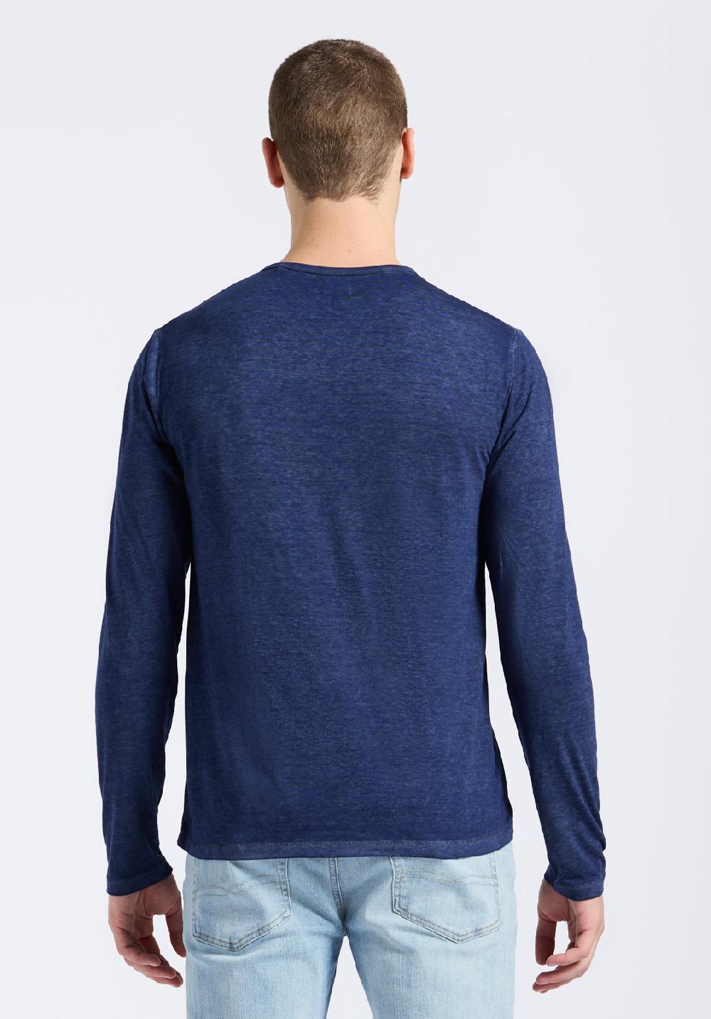 Buffalo David Bitton Kaduk Navy Long-Sleeve Men’s Top