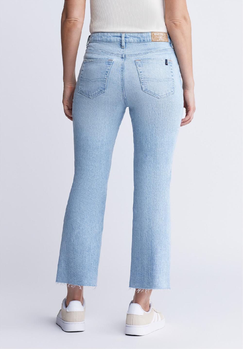 Buffalo David Bitton Kim Kick Crop Women's Jeans In Vintage Blue