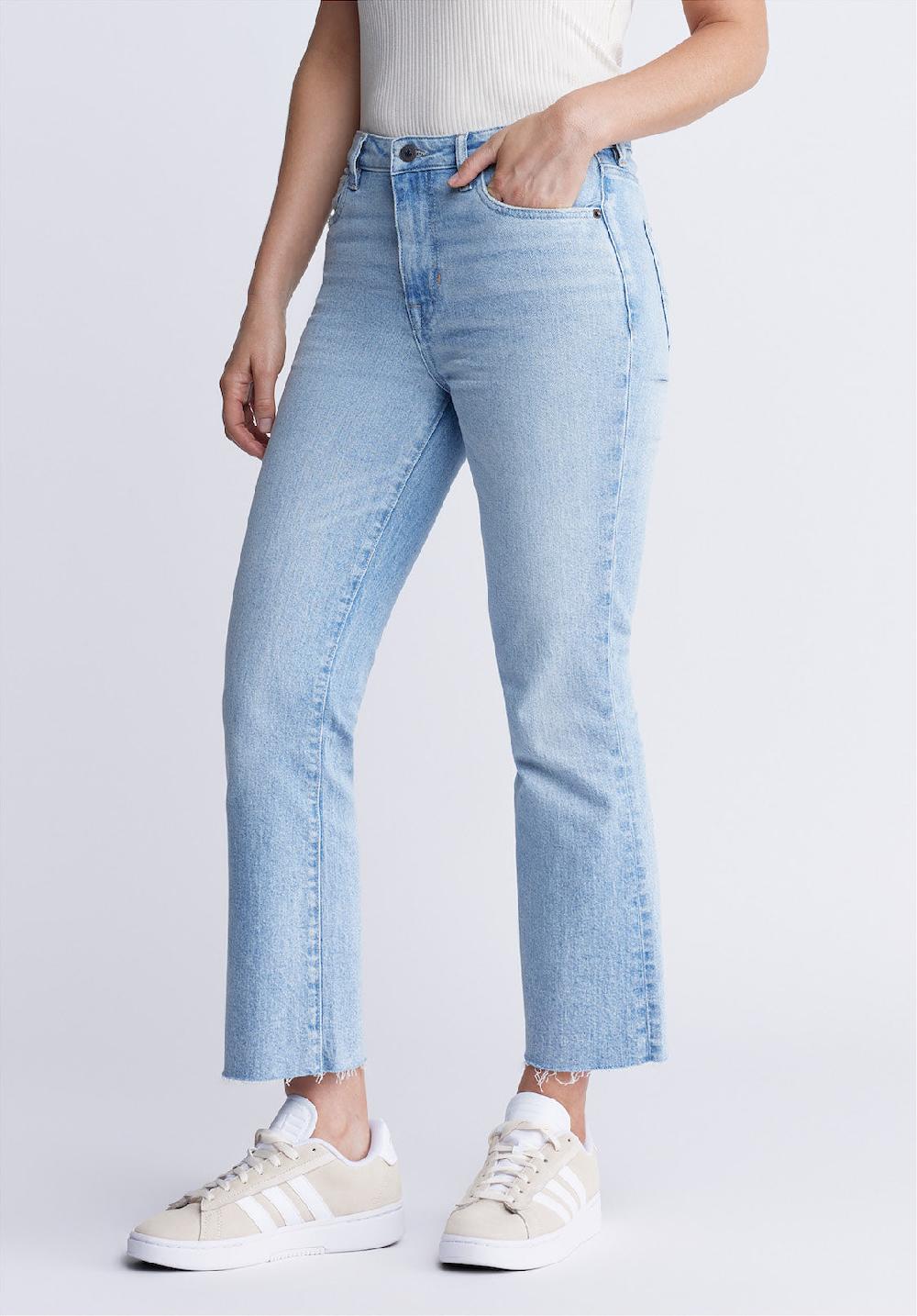 Buffalo David Bitton Kim Kick Crop Women's Jeans In Vintage Blue