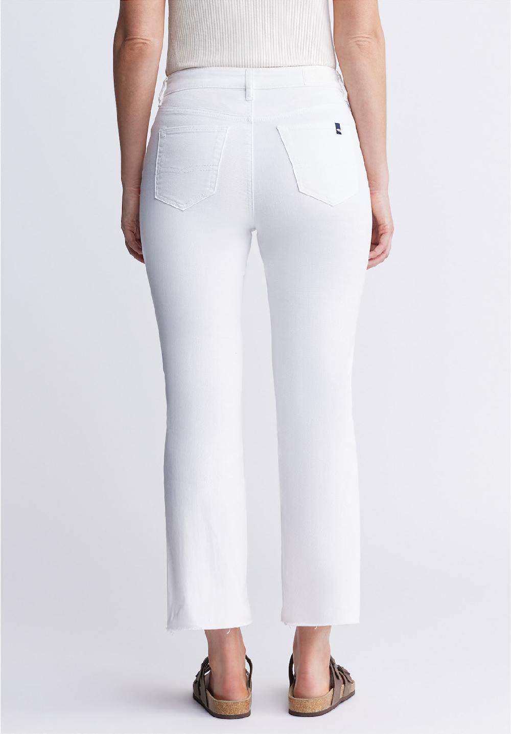 Buffalo David Bitton Kim Kick Crop Women's Jeans In White