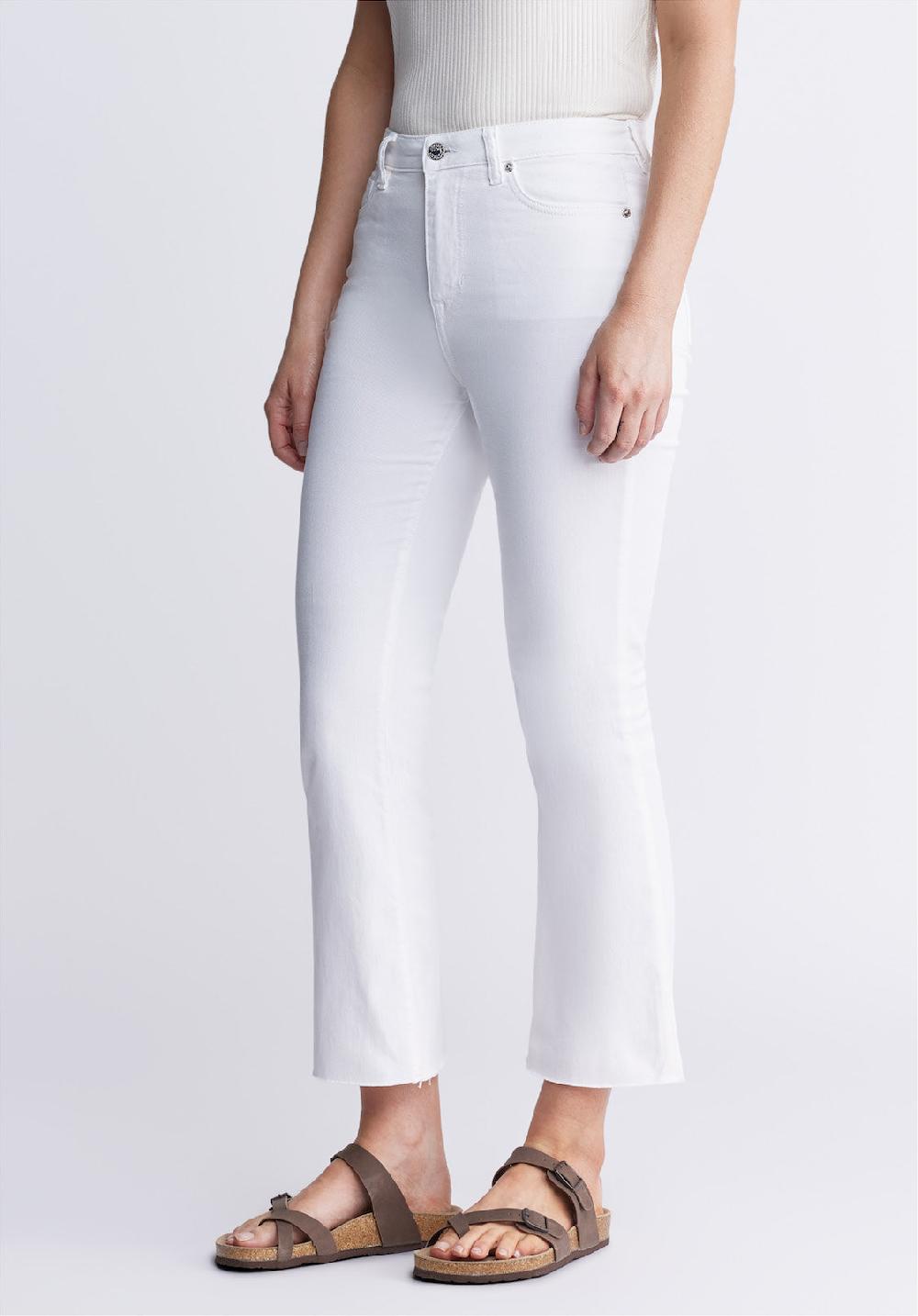 Buffalo David Bitton Kim Kick Crop Women's Jeans In White