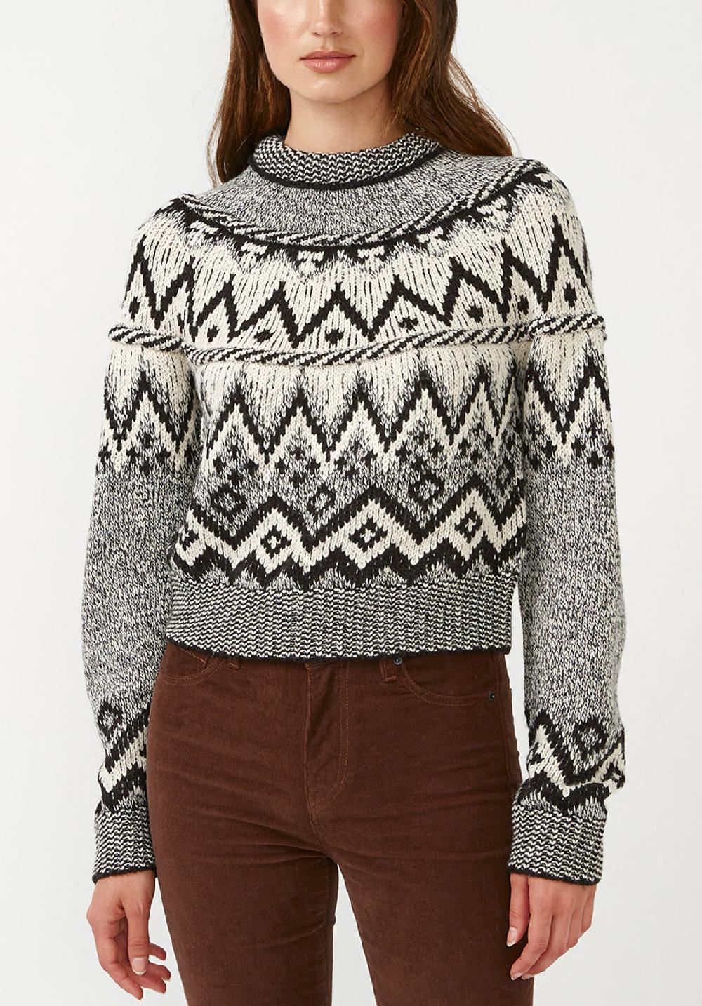 buffalo david bitton Lesina Women's Sweater in Heather Grey