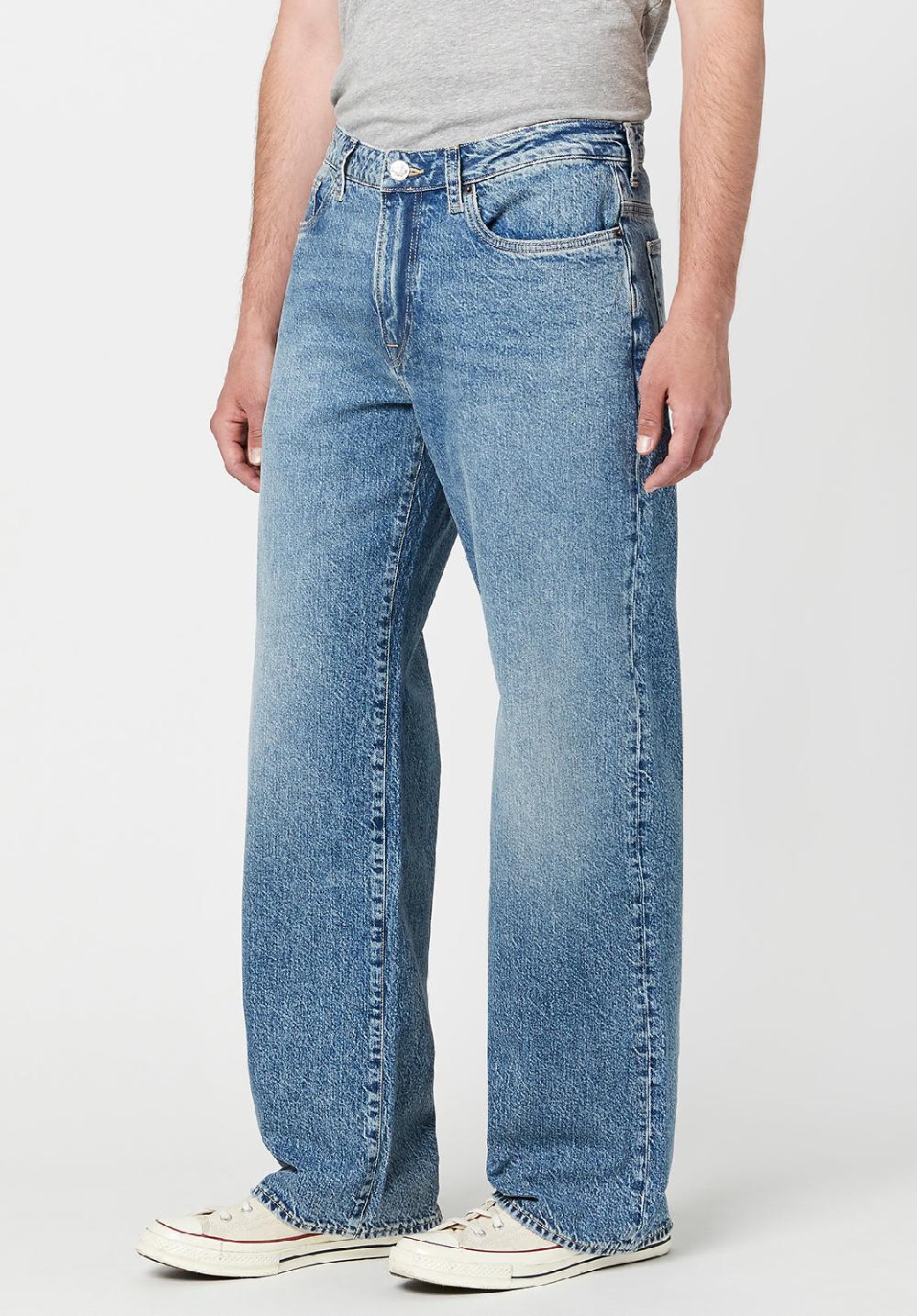 Buffalo David Bitton Loose Fit Matt Men's Jeans In Sanded Indigo
