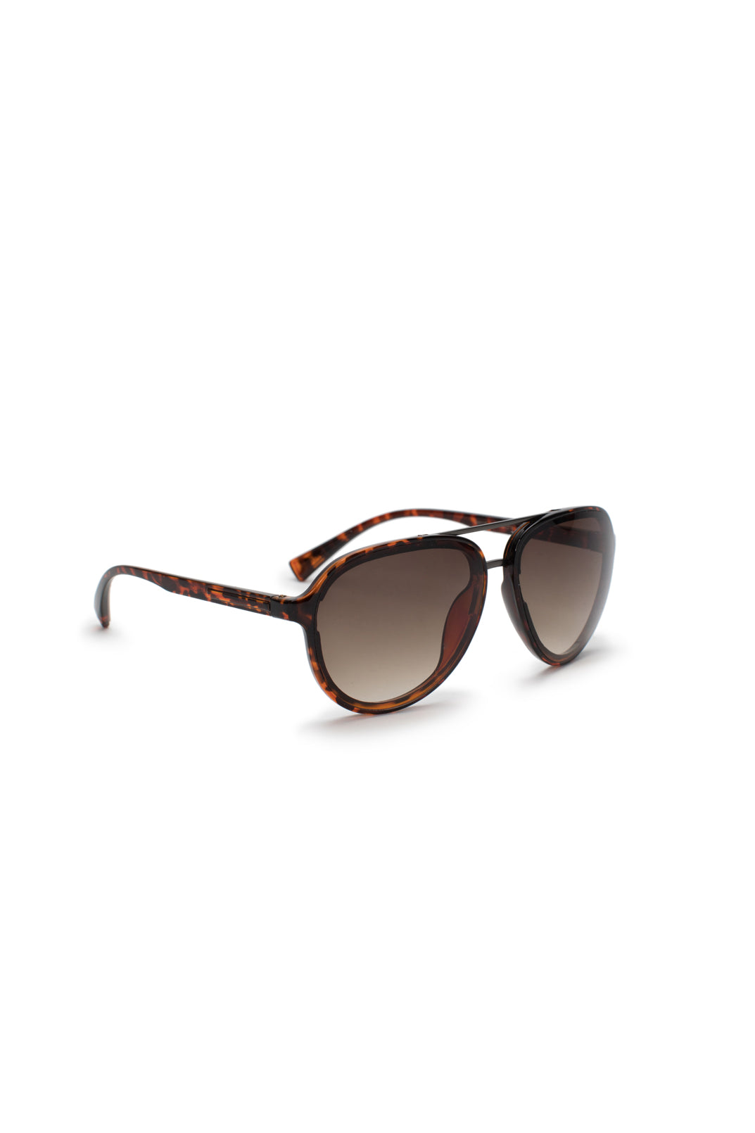 buffalo david bitton Lunettes de Soleil Aviateur Effet Tortue