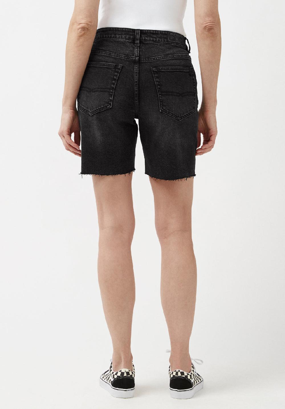 Buffalo David Bitton Maggie Whiskered Black Vintage Momo Shorts