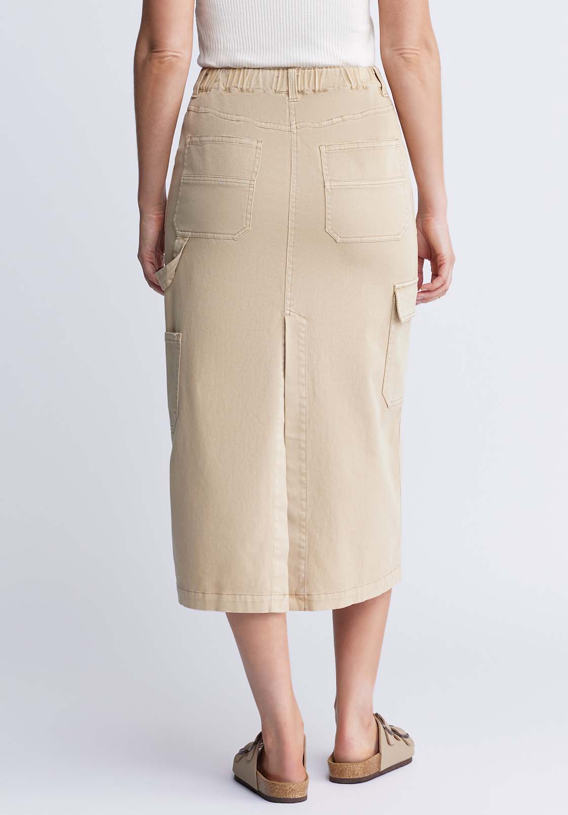 Buffalo David Bitton Matilde Women’s Cargo Skirt In Beige