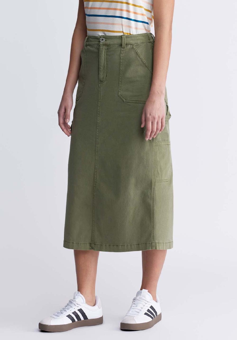 Buffalo David Bitton Matilde Women’s Cargo Skirt In Burnt Olive