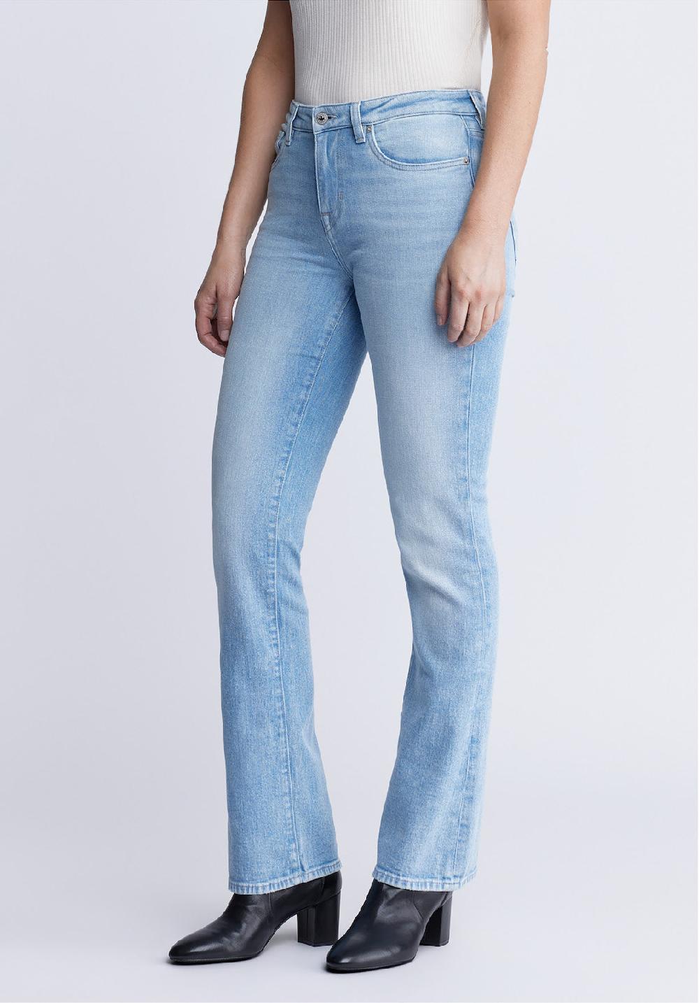 Buffalo David Bitton Mid Rise Bootcut Queen Women's Jeans In Vintage And Veined