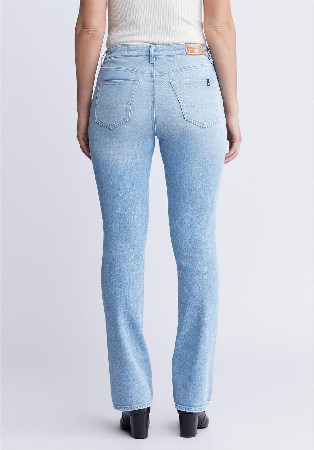 Buffalo David Bitton Mid Rise Bootcut Queen Women's Jeans In Vintage And Veined
