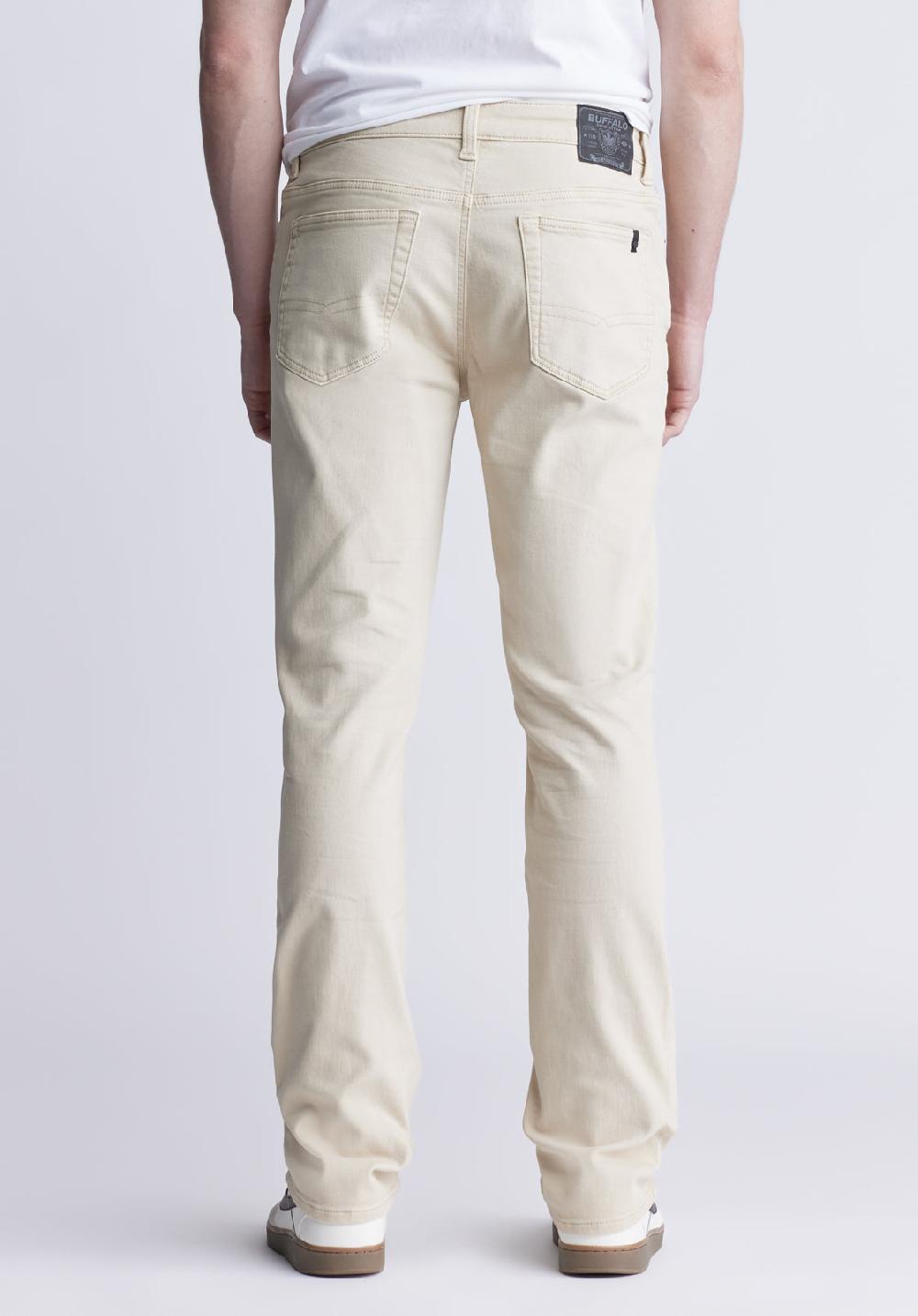 Buffalo David Bitton Pantalon Droit Pour Homme Straight Six Beige Clair - BM22939