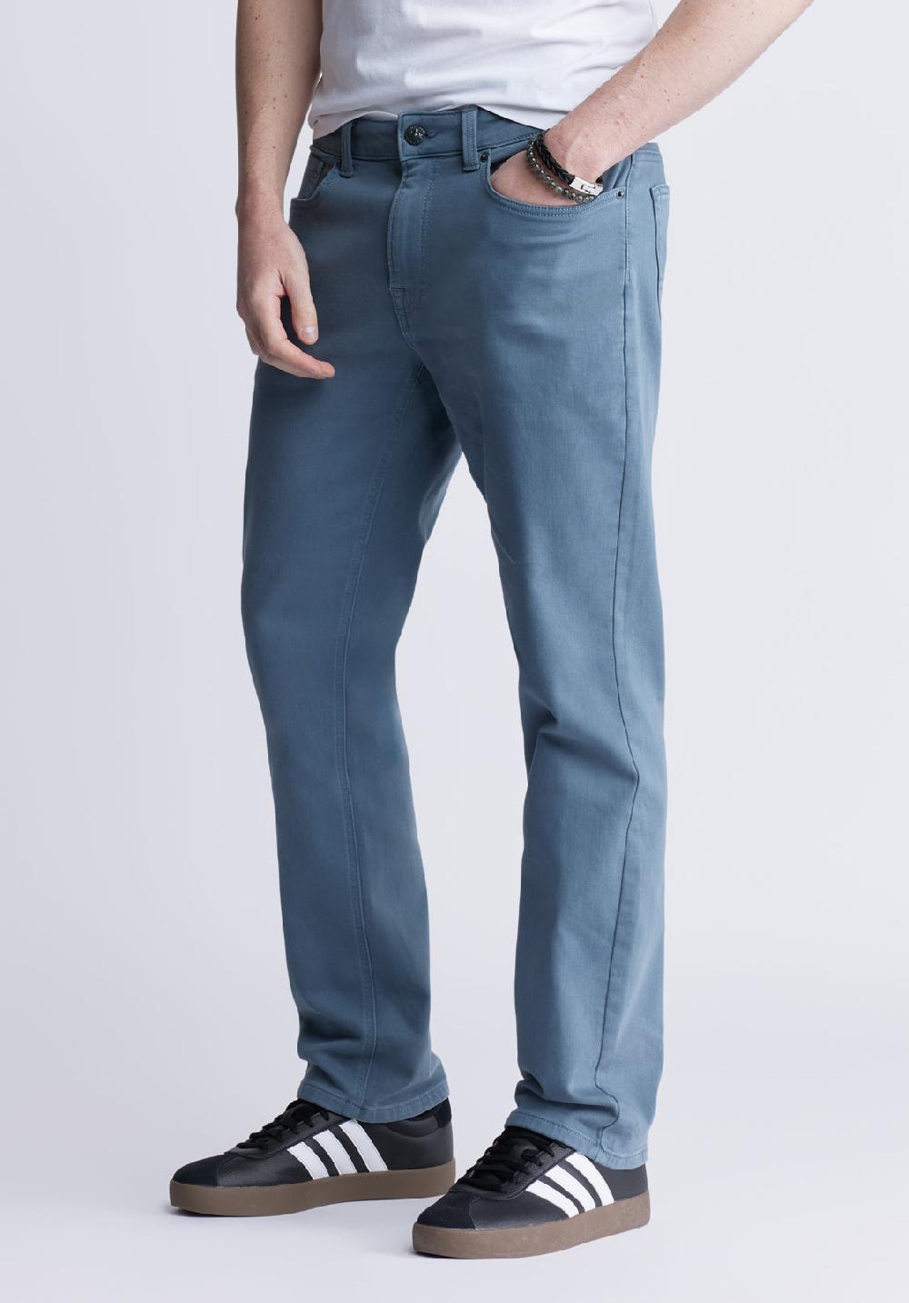 Buffalo David Bitton Pantalon Droit Pour Homme Straight Six Bleu Mirage - BM22939