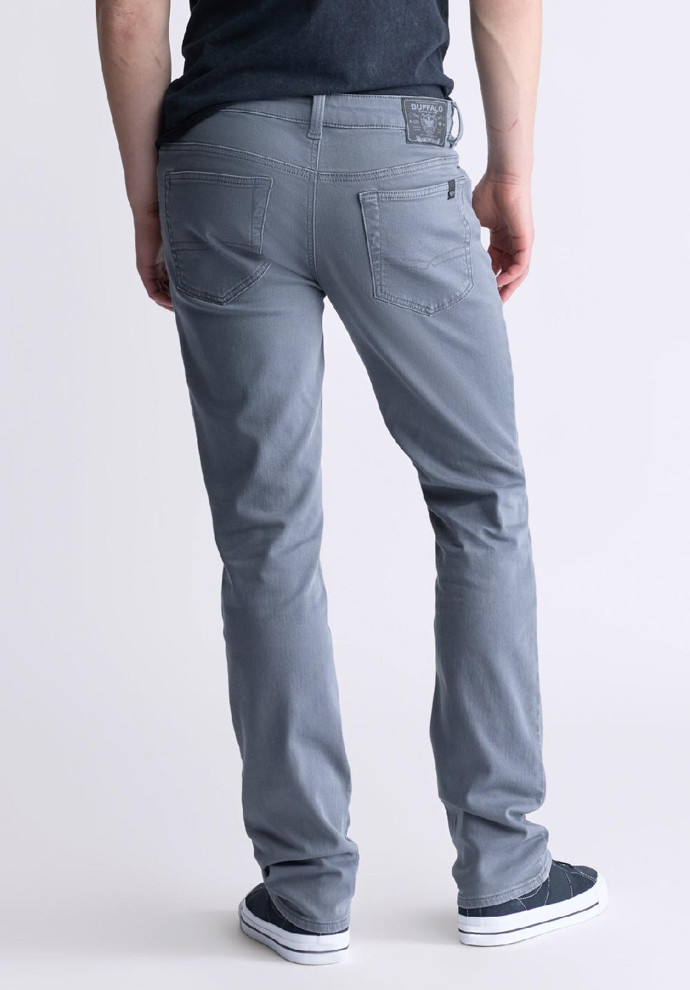 Buffalo David Bitton Pantalon Droit Pour Hommes Straight Six Gris Graphite - BM22939