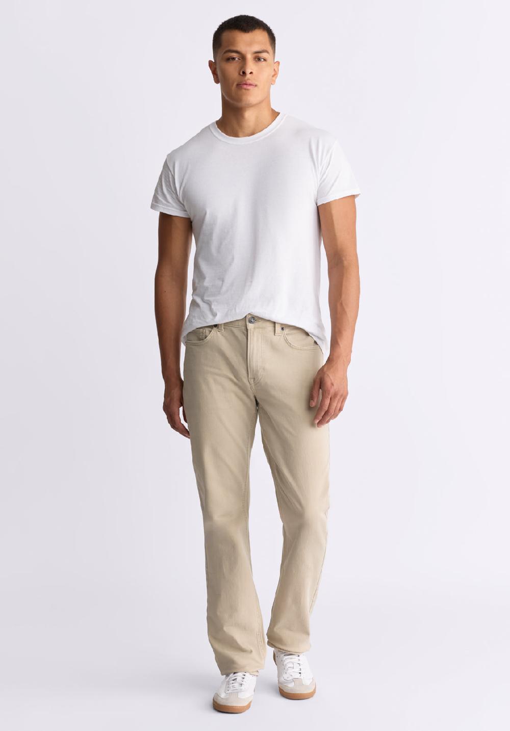 Buffalo David Bitton Pantalon Droit Pour Hommes Straight Six Sable - BM22939