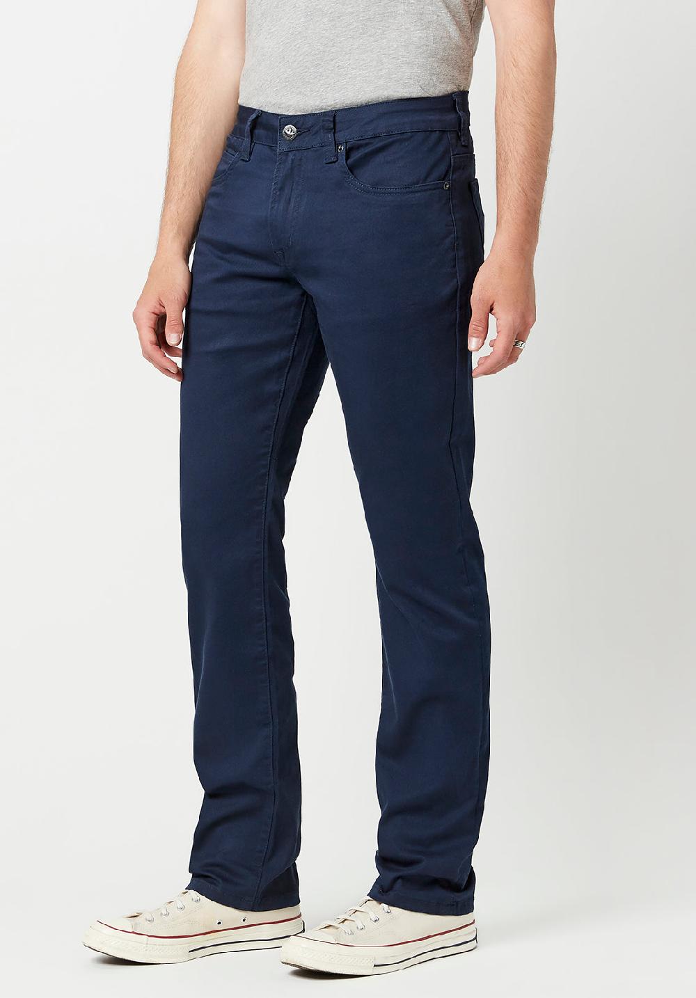 Buffalo David Bitton PANTALON TWILL STRAIGHT SIX - BM16083