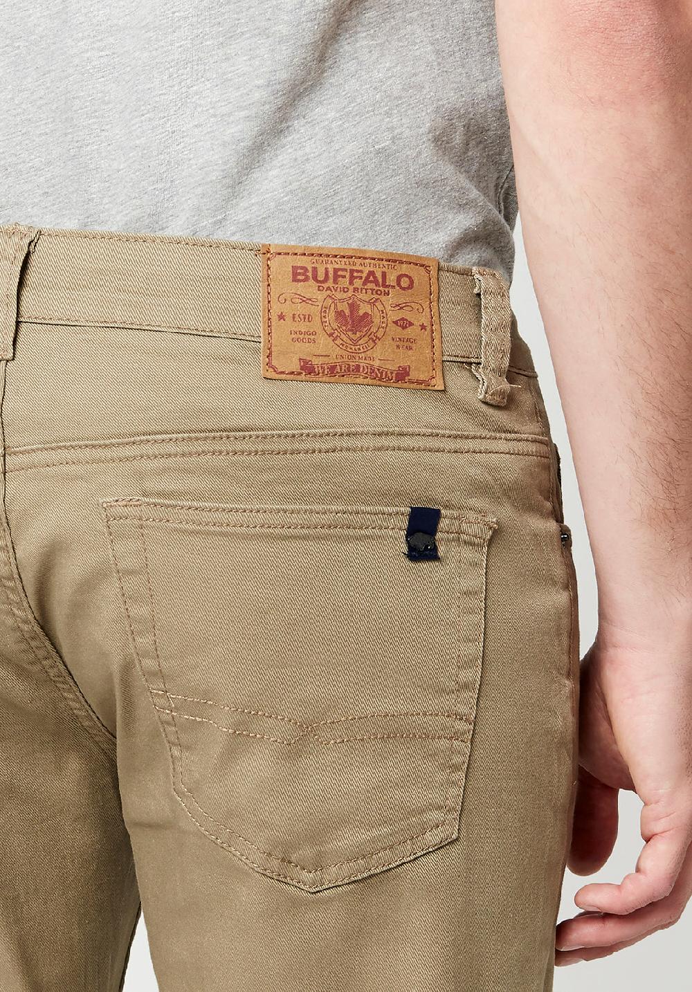 Buffalo David Bitton PANTALON TWILL STRAIGHT SIX - BM16083