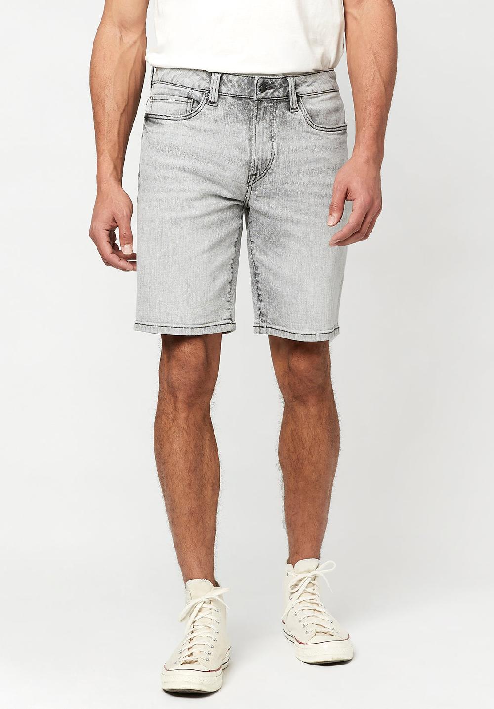 buffalo david bitton Relaxed Straight Dean Acid Creased Shorts