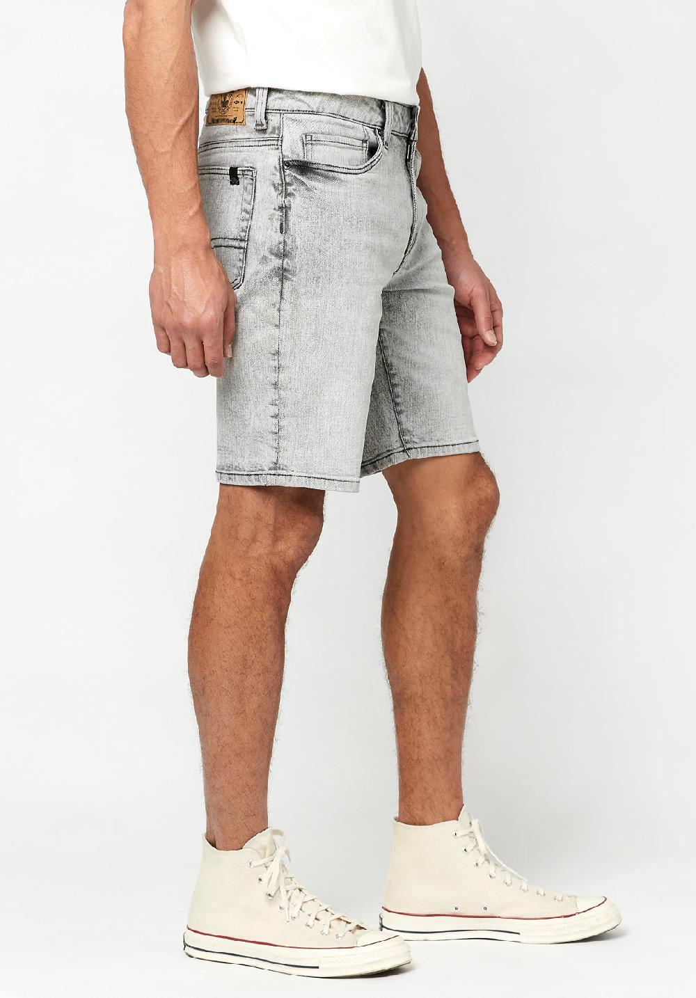 Buffalo David Bitton Relaxed Straight Dean Acid Creased Shorts