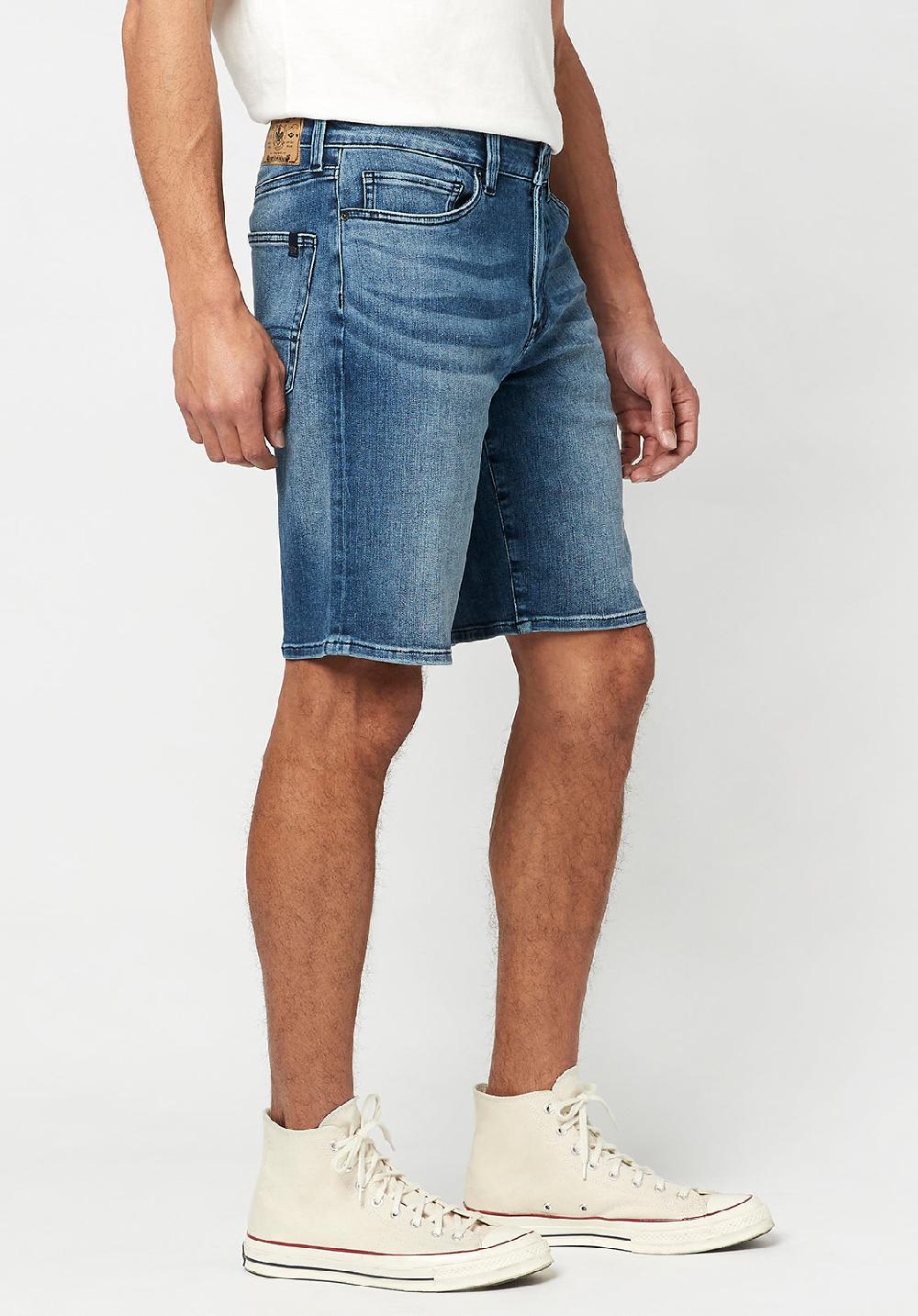 Buffalo David Bitton Relaxed Straight Dean Men's Shorts In Authentic Blue