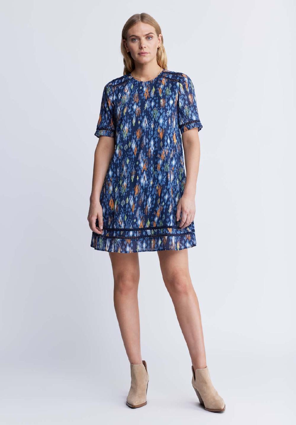 Buffalo David Bitton Risette Women’s Printed Dress In Navy