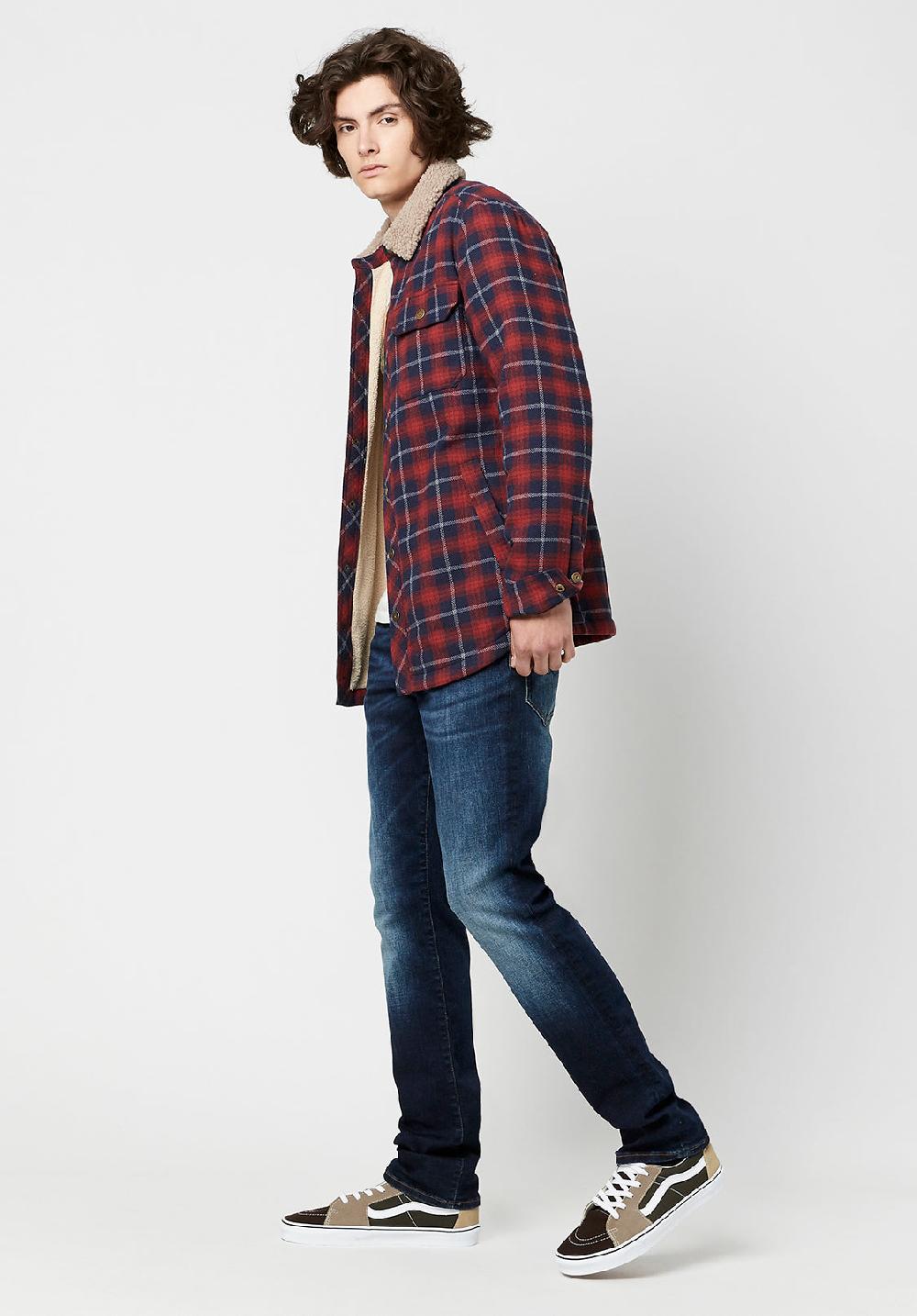 Buffalo David Bitton Sahot Men's Shacket In Red Plaid