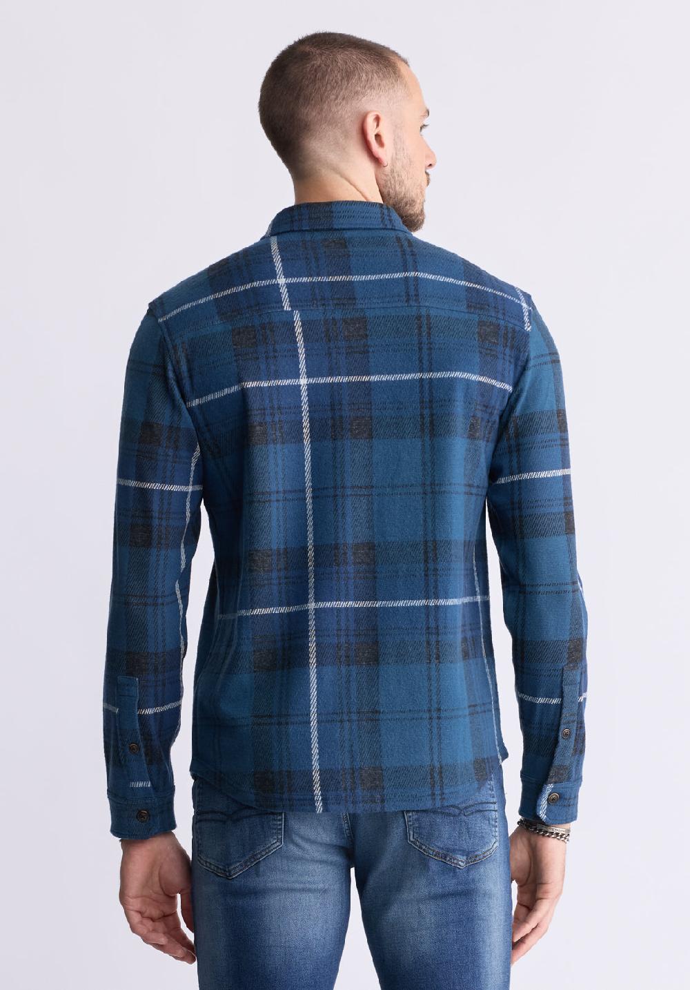 Buffalo David Bitton Samme Men's Plaid Blanket Shirt Whale