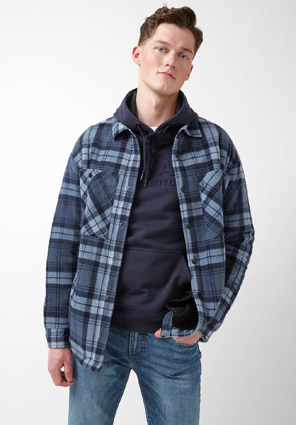 Buffalo David Bitton Sandis Mirage Plaid Fleece Shirt Jacket