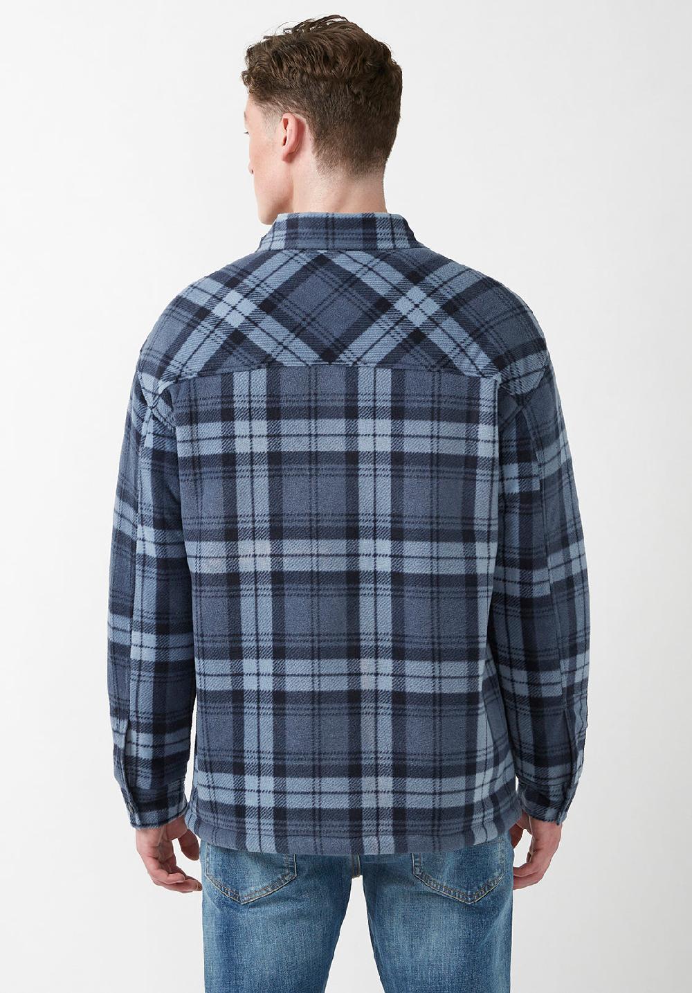 Buffalo David Bitton Sandis Mirage Plaid Fleece Shirt Jacket