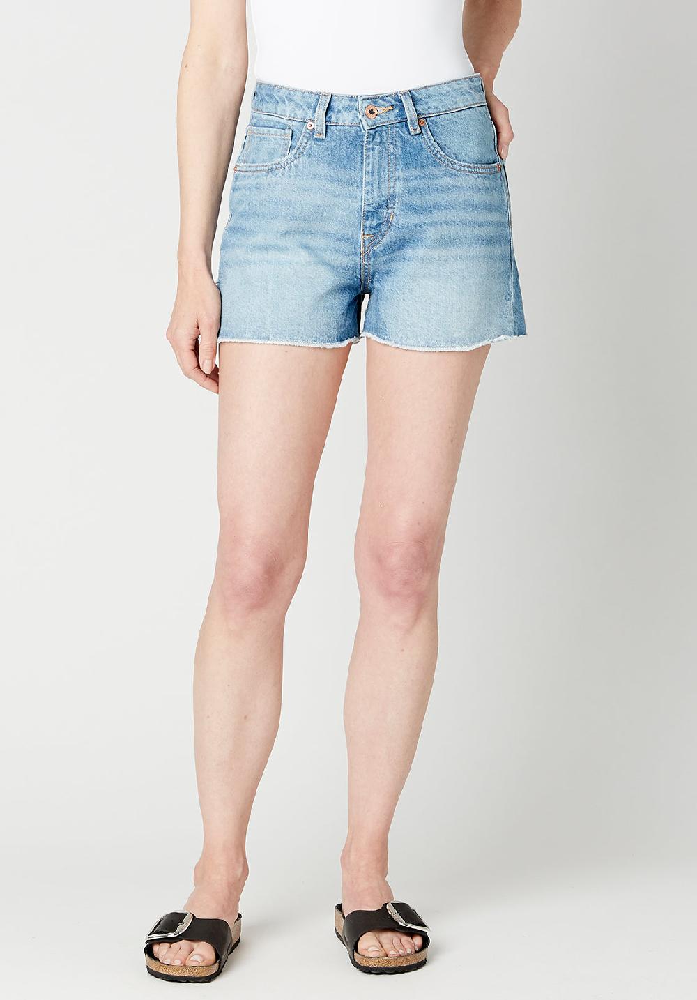 Buffalo David Bitton Short à Taille Haute Et Effet Sablé Goldie - BL15802