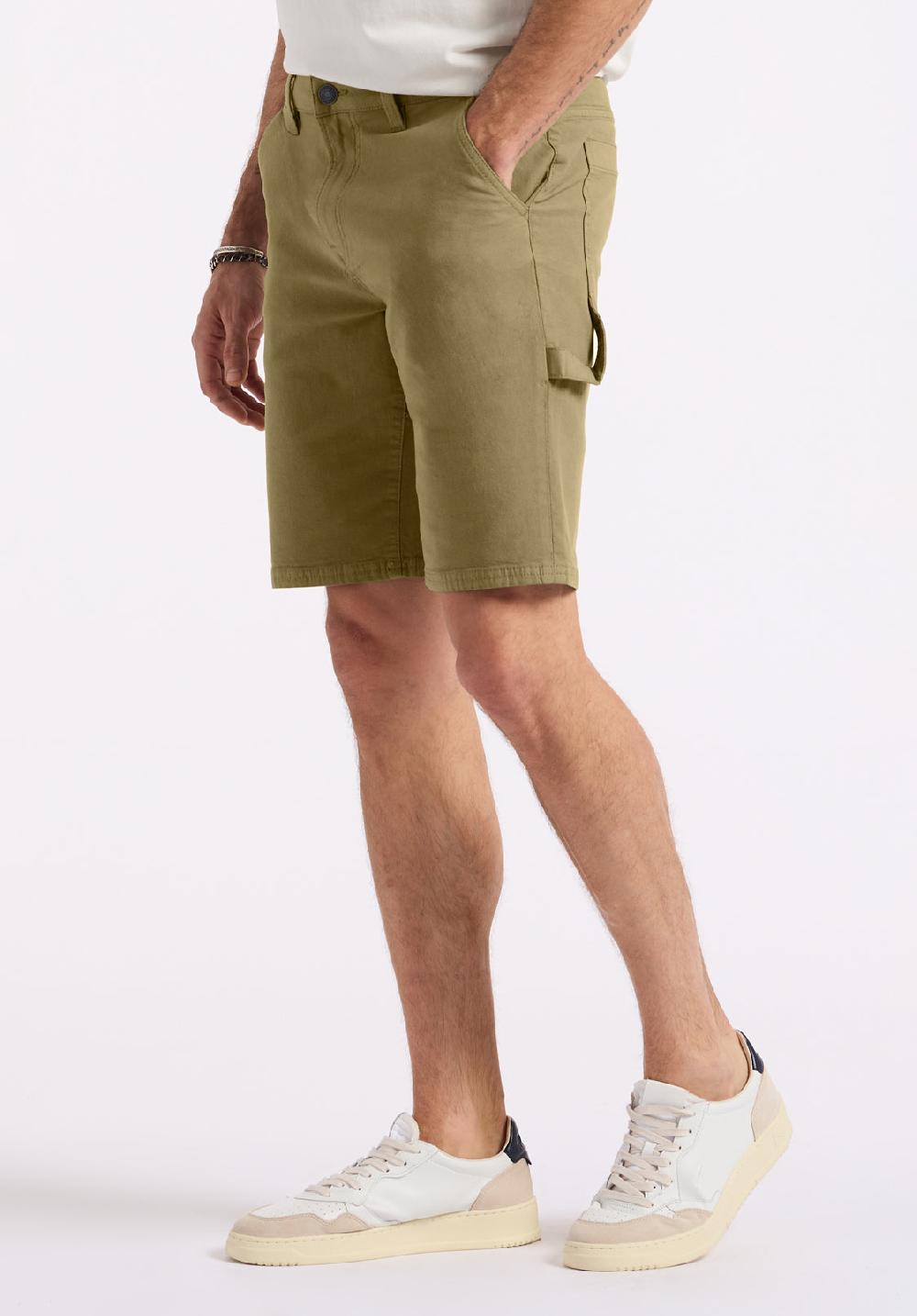 Buffalo David Bitton Short Cargo Utilitaire Droit Décontracté Pour Homme Dean Olive